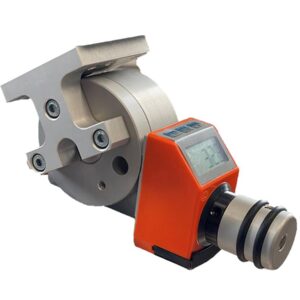Rotary table with electronic position indicator