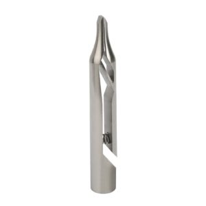 Small-parts clamp with smooth jaw