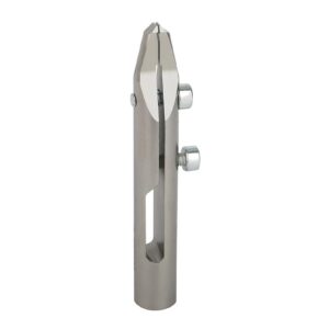 Small-parts clamp with screw tightener